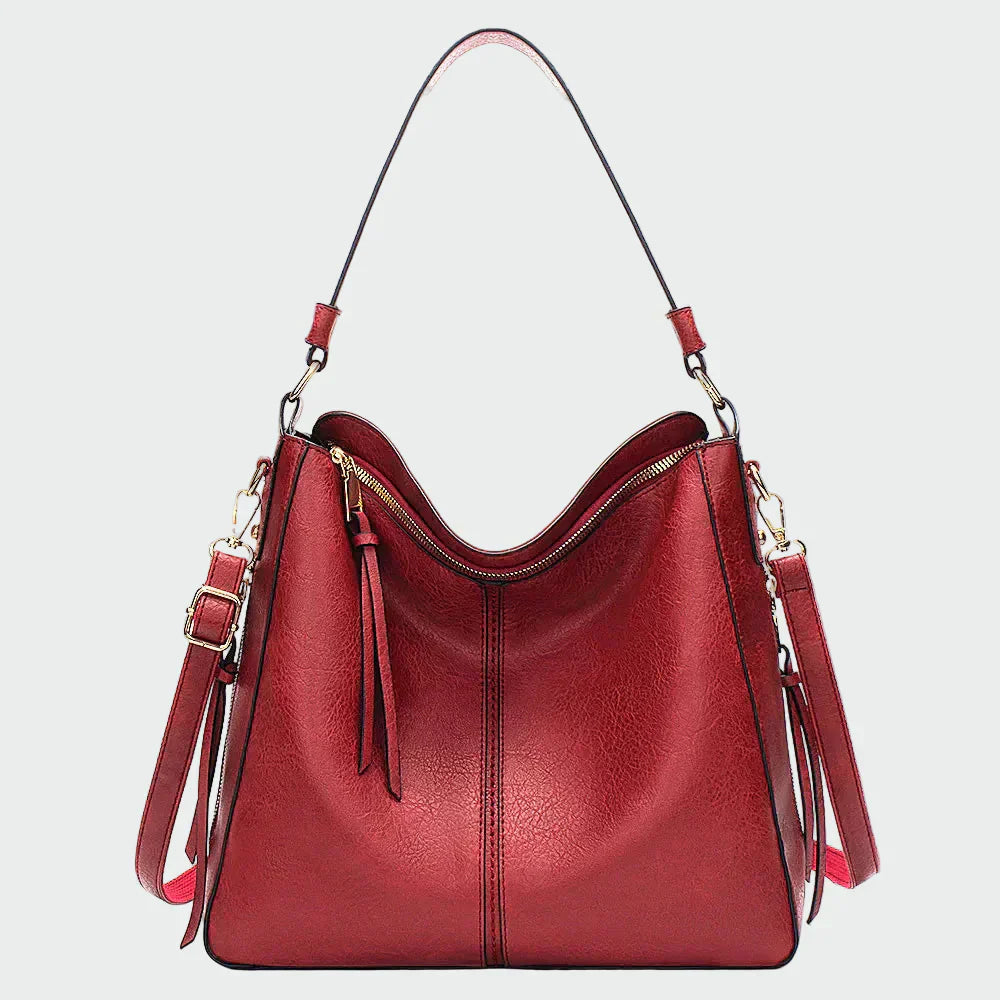 Bolso Hobo de Piel Clásico