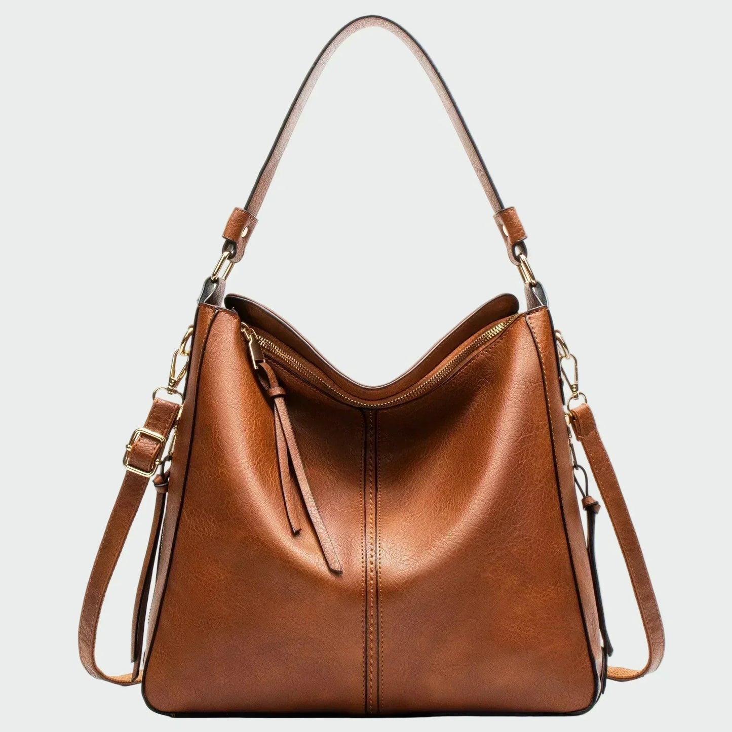 Bolso Hobo de Piel Clásico