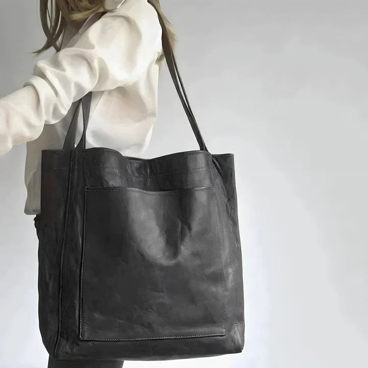 Elle | Bolso de Hombro Clásico en Piel