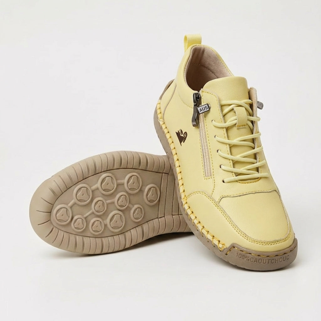 Flora| zapatos ortopédicos cómodos con cremallera