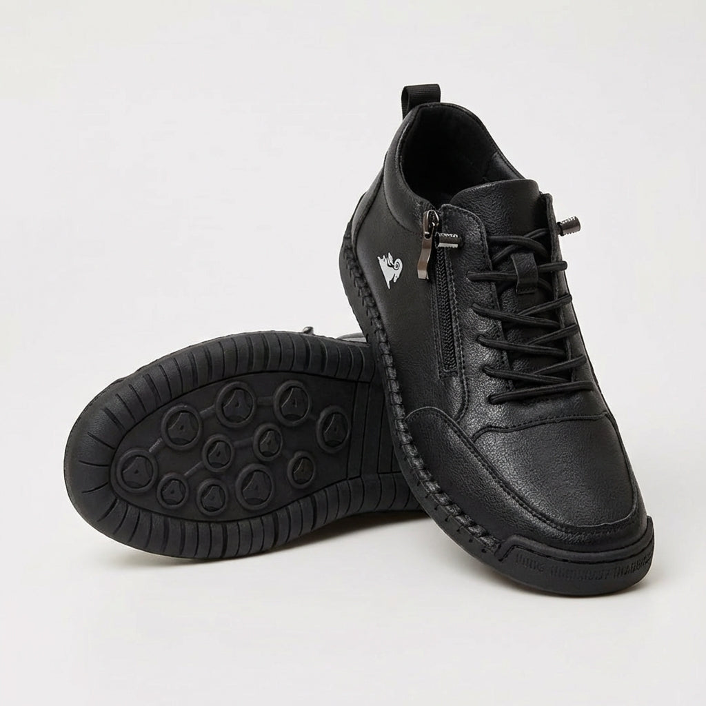 Flora| zapatos ortopédicos cómodos con cremallera
