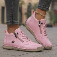 Flora| zapatos ortopédicos cómodos con cremallera