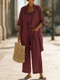 Linnea | Conjunto de lino ligero