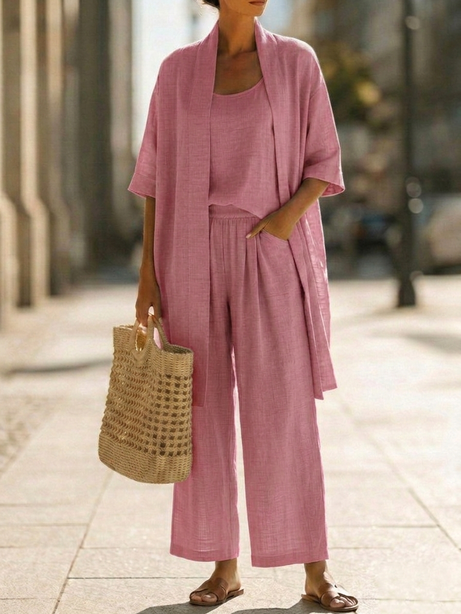 Linnea | Conjunto de lino ligero