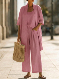 Linnea | Conjunto de lino ligero