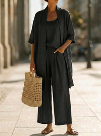 Linnea | Conjunto de lino ligero