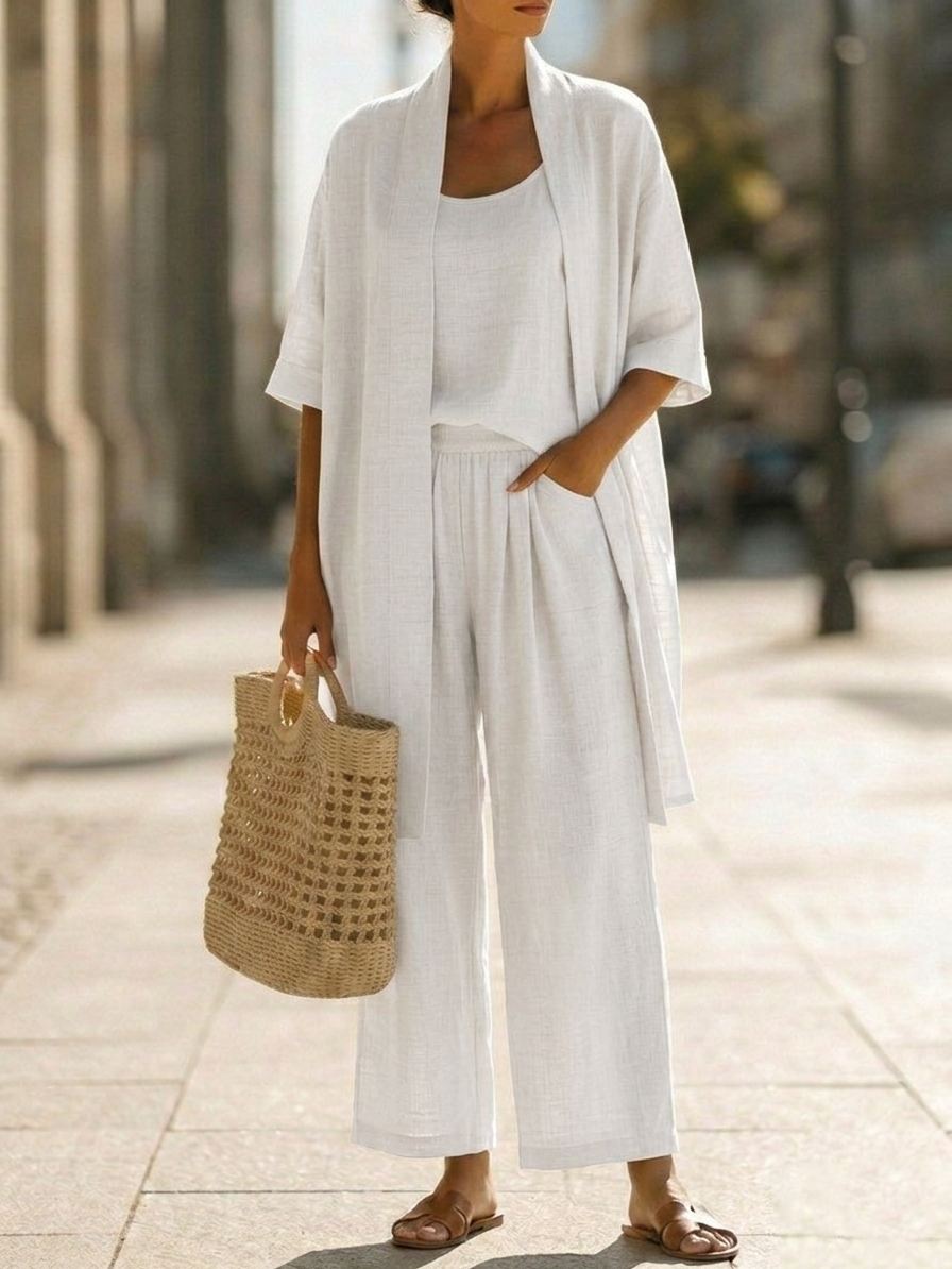 Linnea | Conjunto de lino ligero