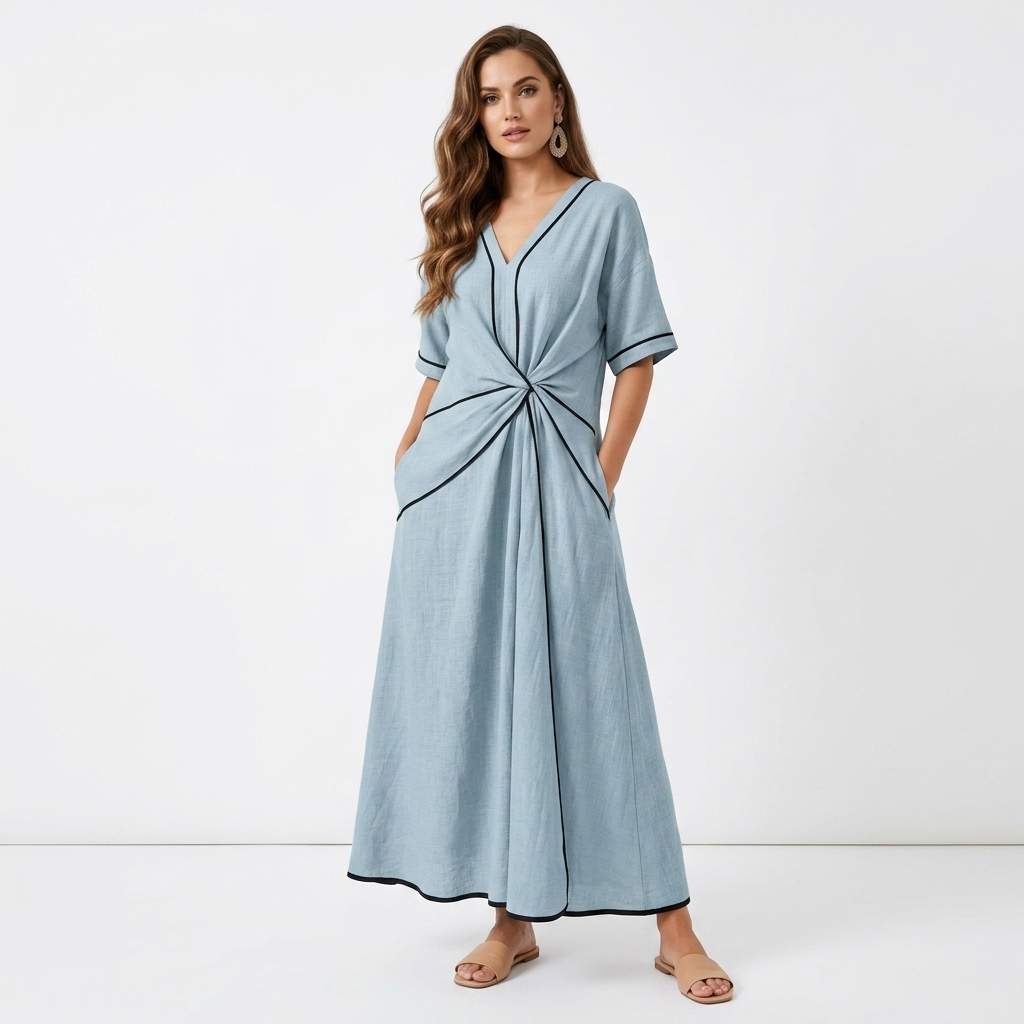 Mila - Vestido con cintura favorecedora