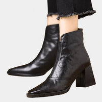 Claudia - Botines de lujo con tacón medio