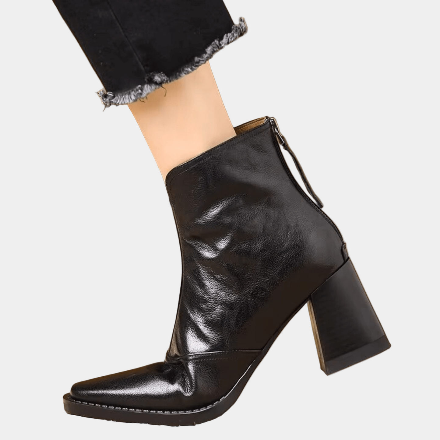 Claudia - Botines de lujo con tacón medio