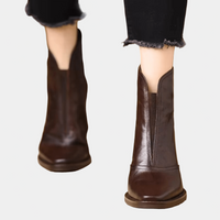 Claudia - Botines de lujo con tacón medio