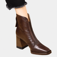 Claudia - Botines de lujo con tacón medio