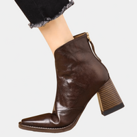 Claudia - Botines de lujo con tacón medio