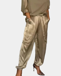 Amelia - Conjunto top y pantalón cargo