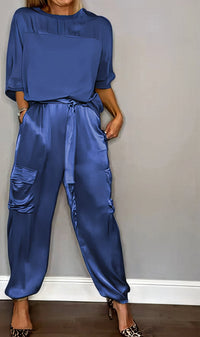 Amelia - Conjunto top y pantalón cargo